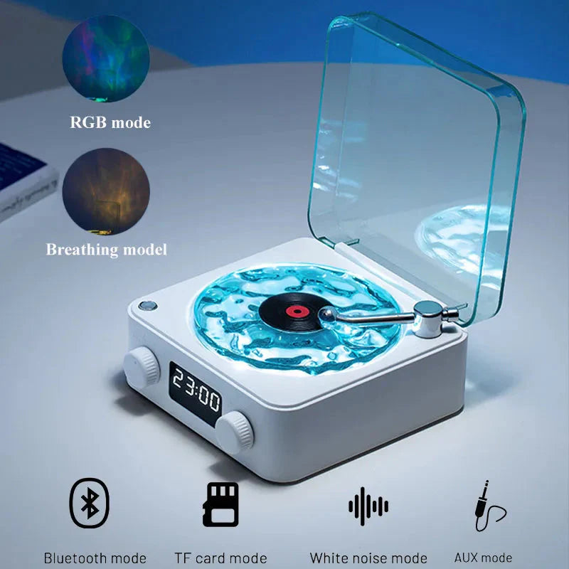 Compact Retro White Noise Bluetooth Speaker