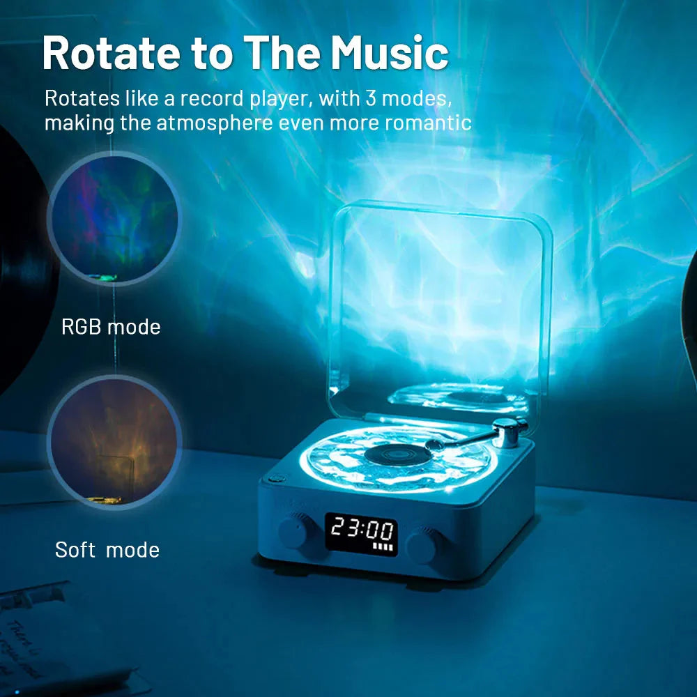 Compact Retro White Noise Bluetooth Speaker