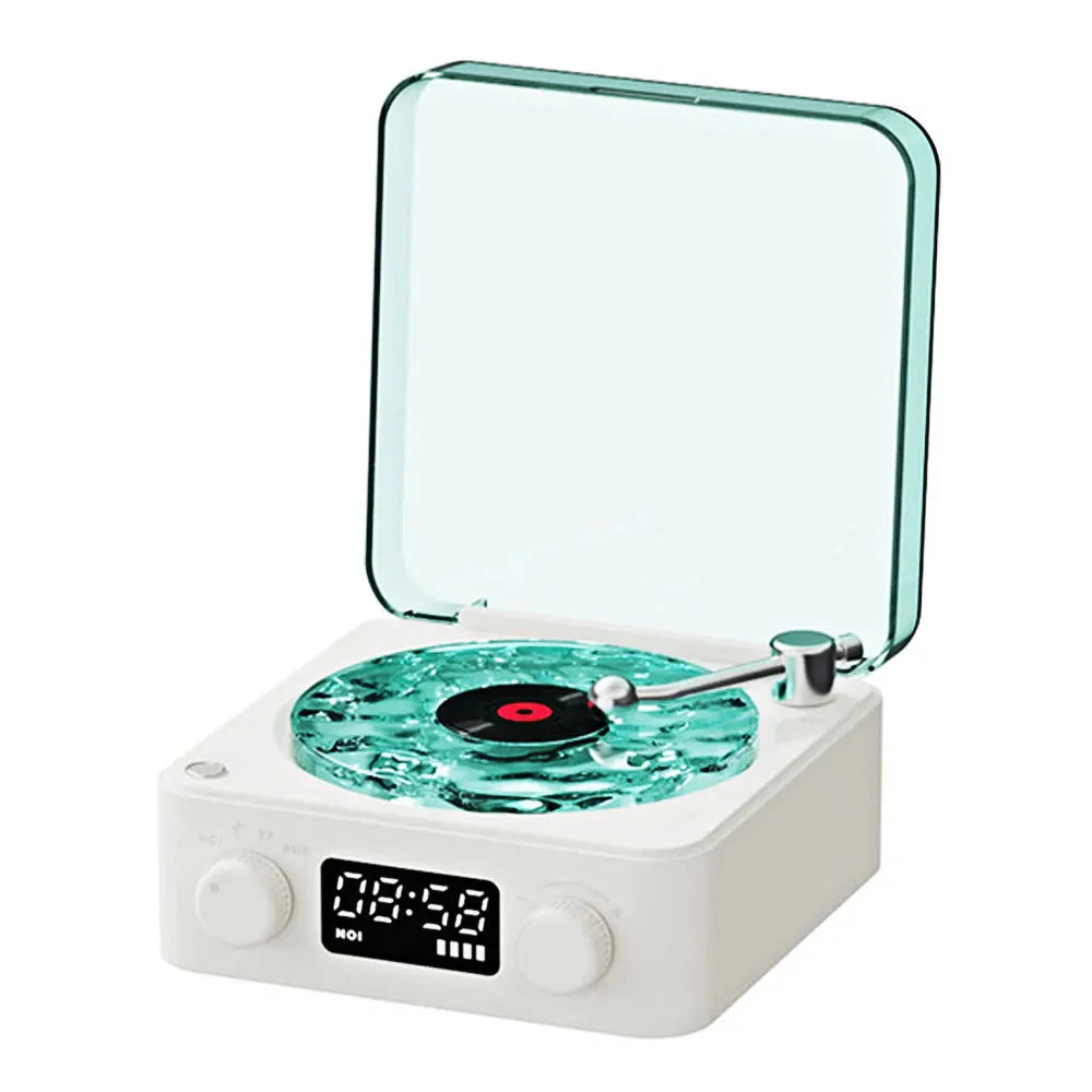 Compact Retro White Noise Bluetooth Speaker