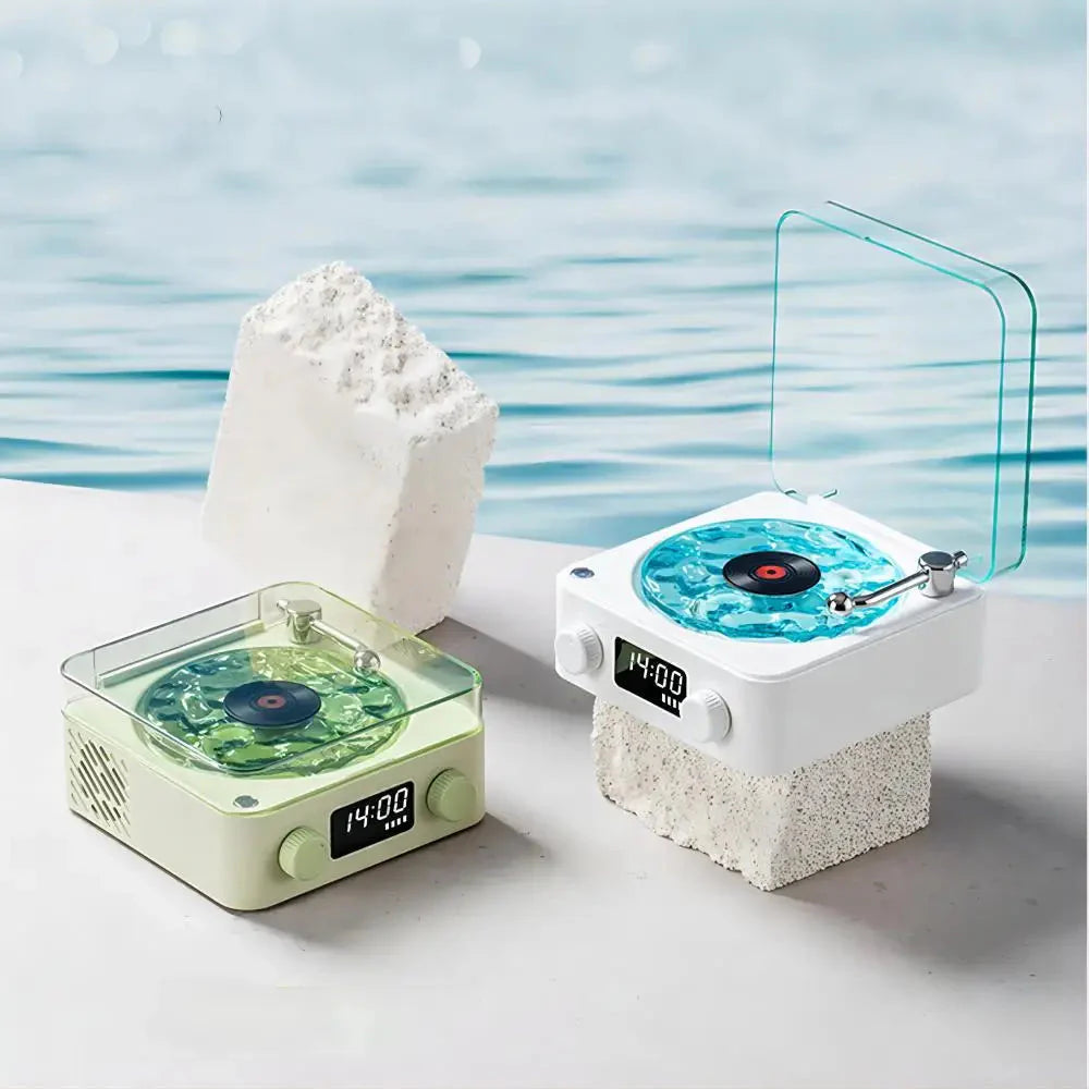 Compact Retro White Noise Bluetooth Speaker