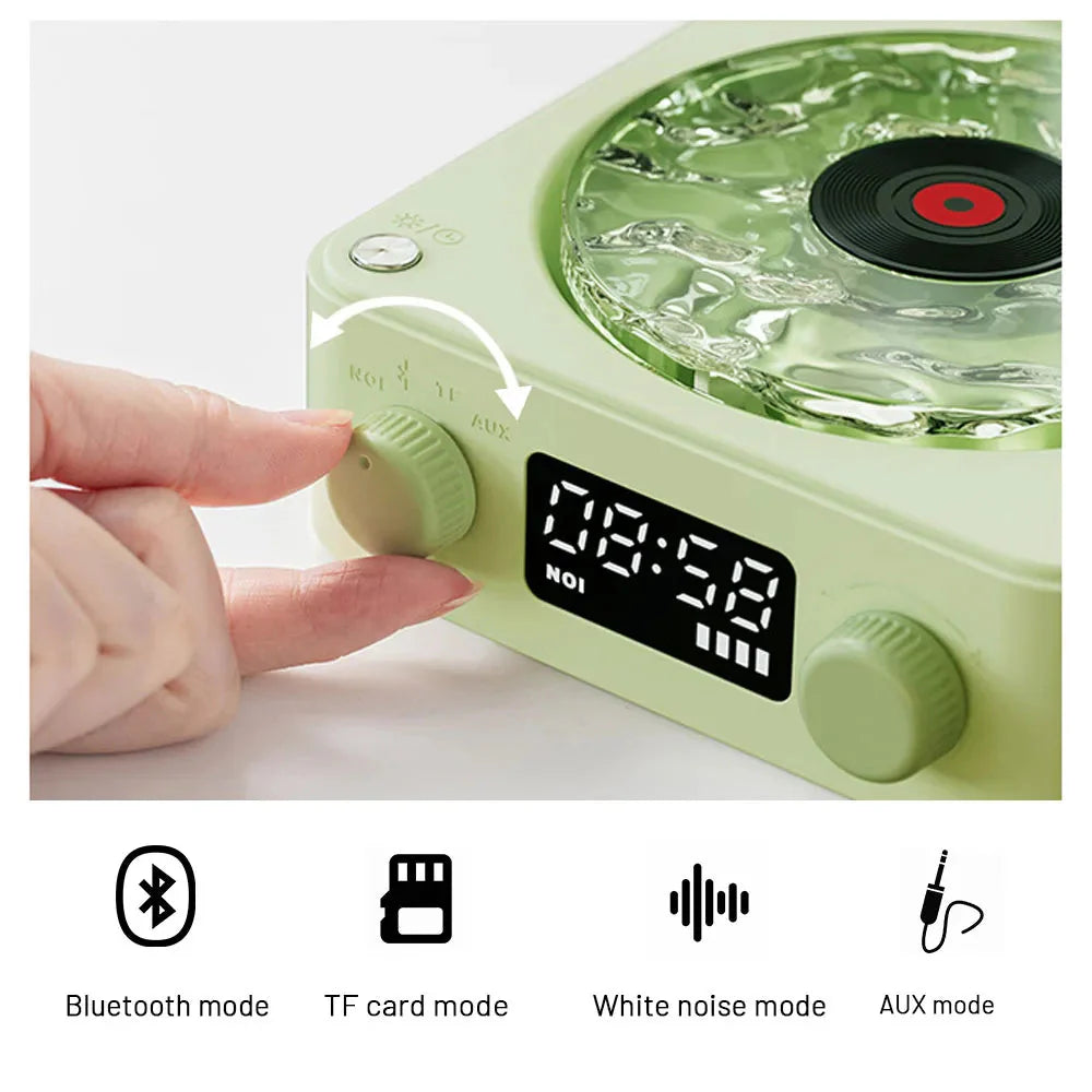 Compact Retro White Noise Bluetooth Speaker